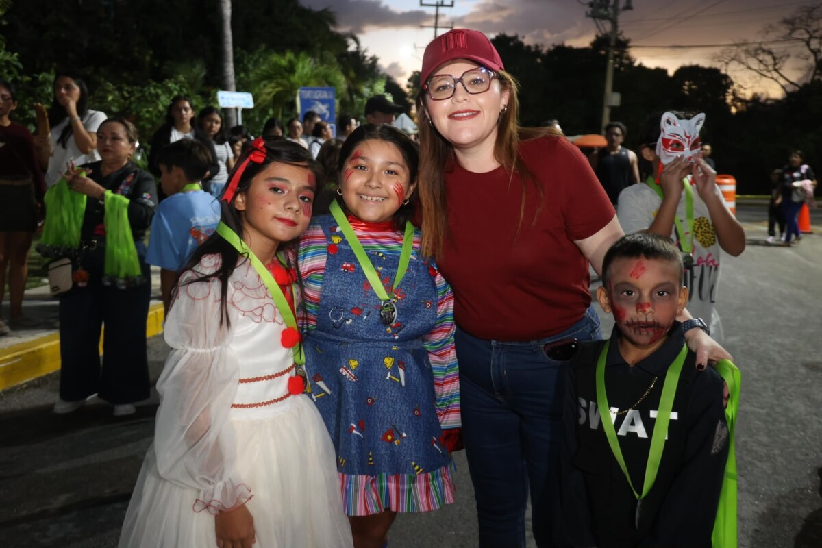 Familias isleñas disfrutan del Desafío Zombie Run