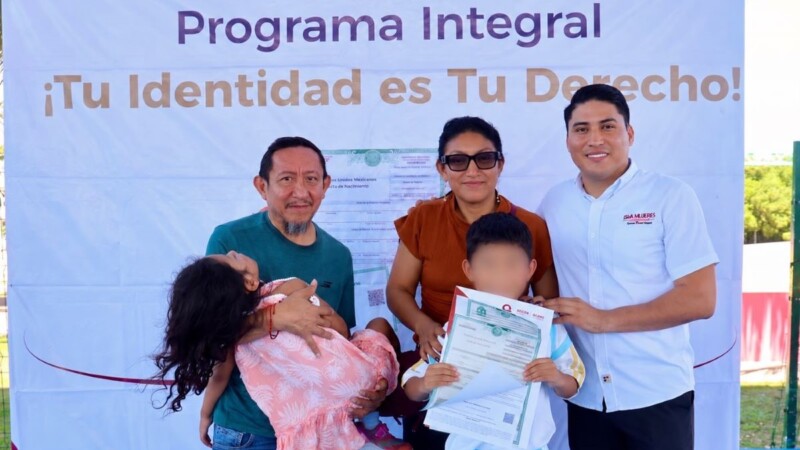 Gobierno acerca trámites gratuitos del Registro Civil a las familias isleñas