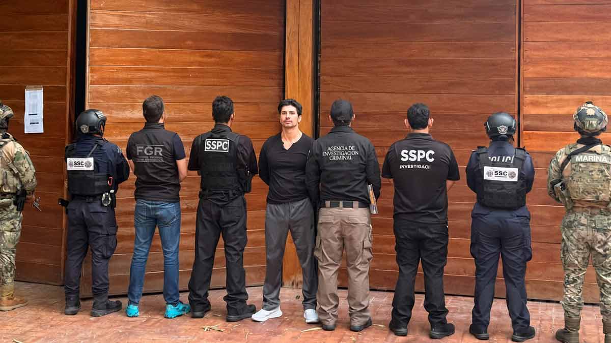 Fuerzas federales detienen a "El Panameño" durante operativo en Playa del Carmen