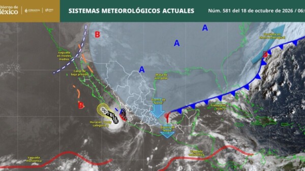Pronóstico del clima en Quintana Roo para hoy domingo 18 de octubre 2026