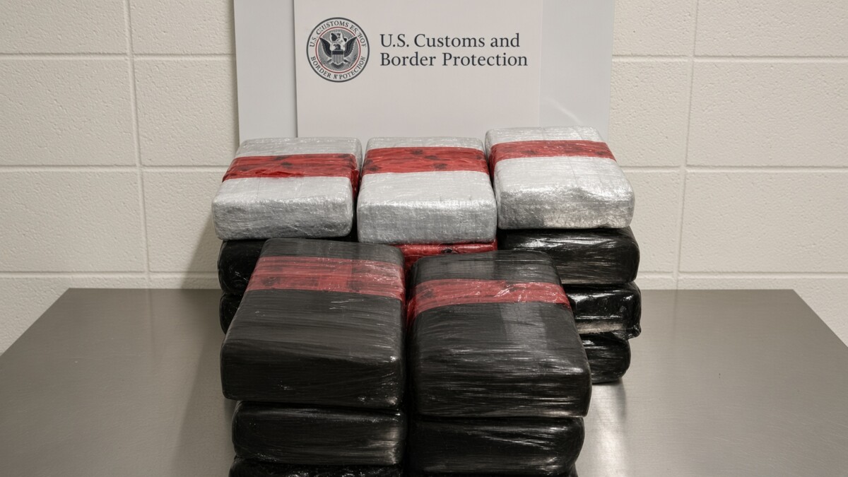 Detienen a mexicana con 21 kilos de cocaína en cruce fronterizo de Laredo