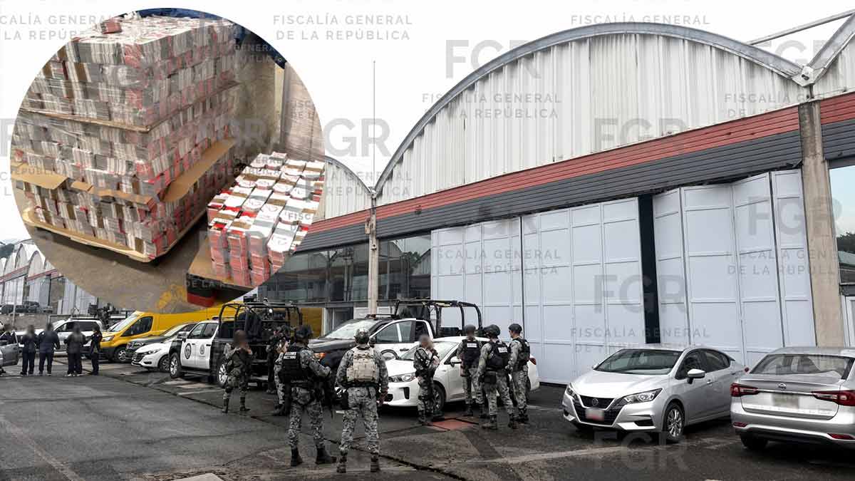Autoridades desmantelan presunta fábrica de cigarros ilícitos en Edomex