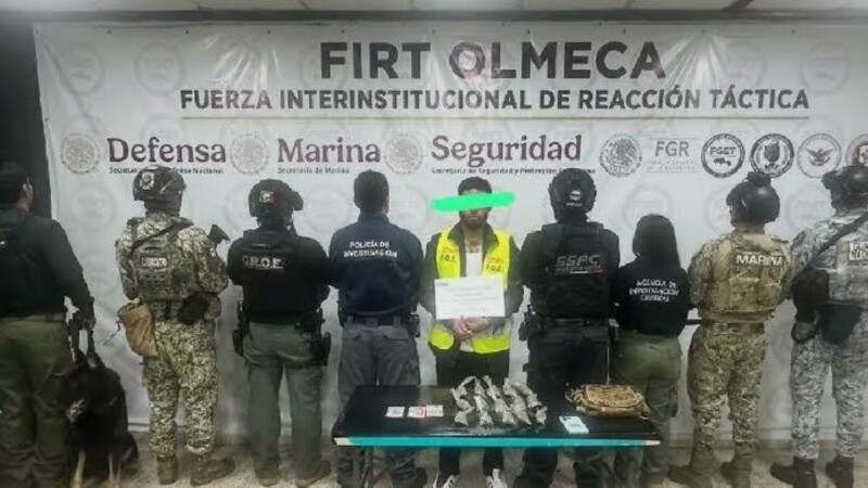 Detienen en Tabasco a presunto líder de la Mara 18 buscado por al menos 15 homicidios en El Salvador