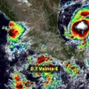 México se halla rodeado por tres ciclones tropicales