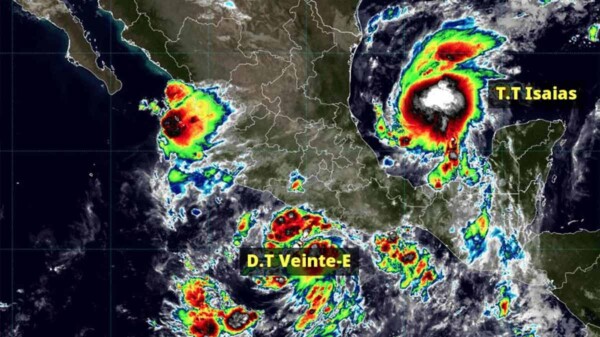 México se halla rodeado por tres ciclones tropicales