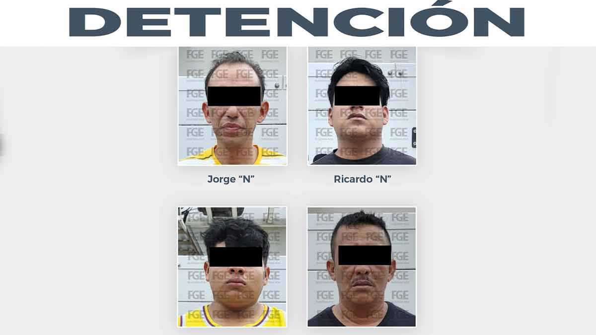 Detienen a cuatro personas con presunta droga y armas en la SM 94 de Cancún