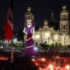Catrina gigante del Zócalo rompe récord mundial con 33.41 metros de altura