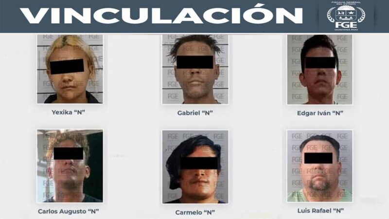 Vinculan a proceso a seis personas en Cancún por delitos relacionados con drogas