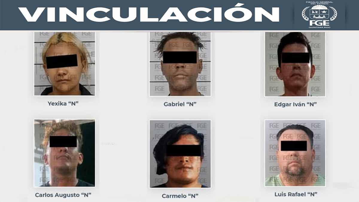 Vinculan a proceso a seis personas en Cancún por delitos relacionados con drogas