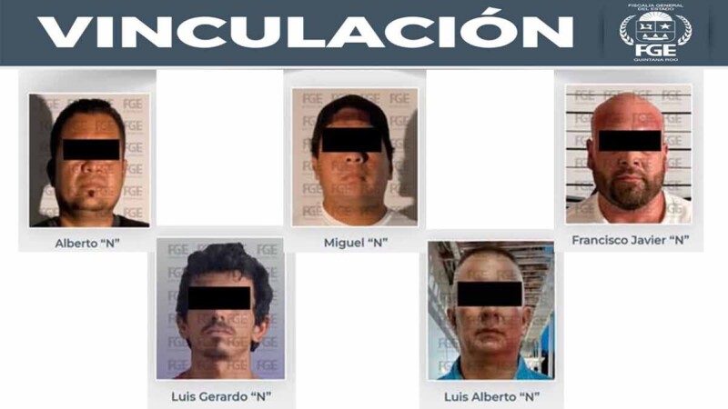 Vinculan a proceso a cinco personas por presunto narcomenudeo en Cancún